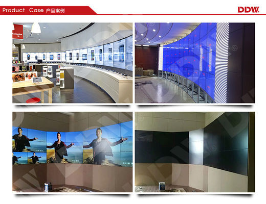 65 "বাঁকা ভিডিও ওয়াল 500 নাইট 1080p হাই রেজোলিউশন 3.5 মিমি স্নরো ব্রিজ DDW-LW650HN11