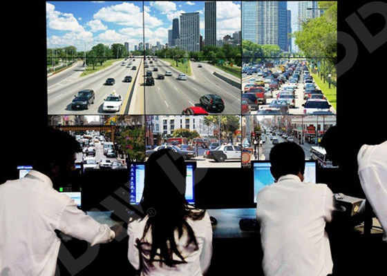 মাল্টি মনিটর কন্ট্রোল রুম ভিডিও ওয়াল 55 ইঞ্চি RS232 কন্ট্রোল সারফেস DDW-LW550HN16