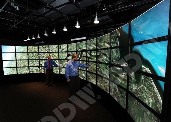 নেতৃত্বে ব্যাকলাইট বাঁকা ভিডিও স্ক্রিন 500 Nits সারফেস এন্টি গ্ল্যাঞ্জ এলজি থিন Bezel মনিটর