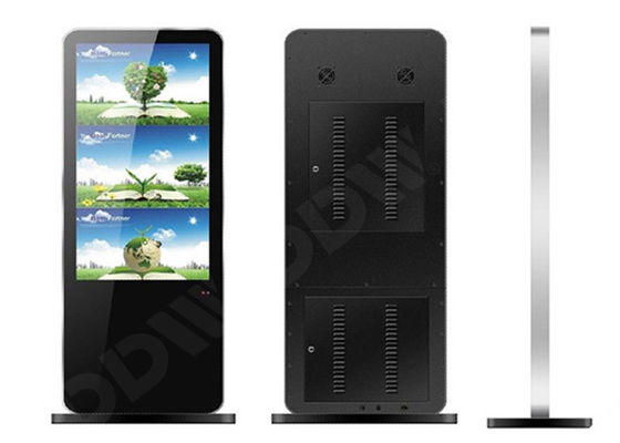 178º দৃশ্যমান ফ্রি স্ট্যান্ডিং ডিজিটাল ডিসপ্লে মনিটর 49 ইঞ্চি শপিং মল বিজ্ঞাপন