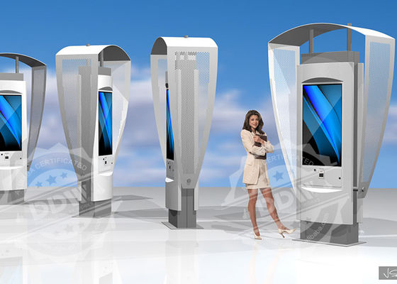 1500 নিটিং 16/9 এলসিডি বিজ্ঞাপন প্লেয়ার, একা ডিজিটাল signage ওয়াটারপ্রুফ দাঁড়ানো