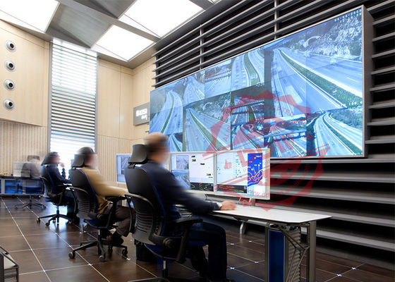 2X3 কন্ট্রোল রুম ভিডিও ওয়াল 55 '' 3.5 মিমি স্যামসাং ডিসপ্লে এইচডিএমআই ভিজিএ 1080 পি 700 বিন্দু