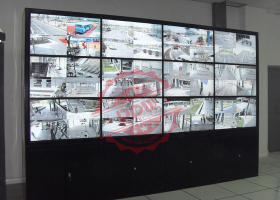 2X3 কন্ট্রোল রুম ভিডিও ওয়াল 55 '' 3.5 মিমি স্যামসাং ডিসপ্লে এইচডিএমআই ভিজিএ 1080 পি 700 বিন্দু