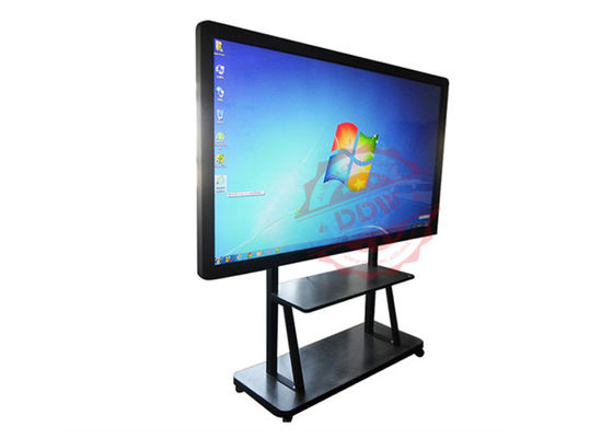 10 ডট স্পর্শ প্রাচীর ইন্টারেক্টিভ ডিজিটাল সাইনেজ টোটেম এ এমবেডেড, বিজ্ঞাপন কিয়স্কগুলি শকরোধক প্রদর্শন করে