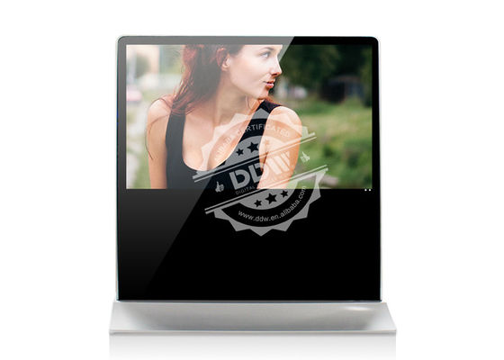 32 "-98" ফ্লোর স্ট্যান্ড ল্যান্ডস্কেপ ডিজিটাল সাইনেজ প্রদর্শন 1920 x 1080P, 500cd / m2 বাণিজ্যিক ভাড়া ব্যবহারের জন্য DDW-AD5501S