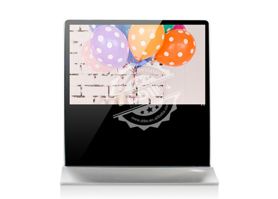 32 "-98" ফ্লোর স্ট্যান্ড ল্যান্ডস্কেপ ডিজিটাল সাইনেজ প্রদর্শন 1920 x 1080P, 500cd / m2 বাণিজ্যিক ভাড়া ব্যবহারের জন্য DDW-AD5501S