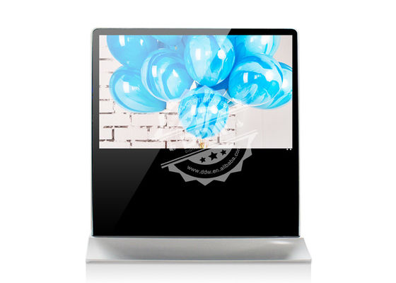 32 "-98" ফ্লোর স্ট্যান্ড ল্যান্ডস্কেপ ডিজিটাল সাইনেজ প্রদর্শন 1920 x 1080P, 500cd / m2 বাণিজ্যিক ভাড়া ব্যবহারের জন্য DDW-AD5501S