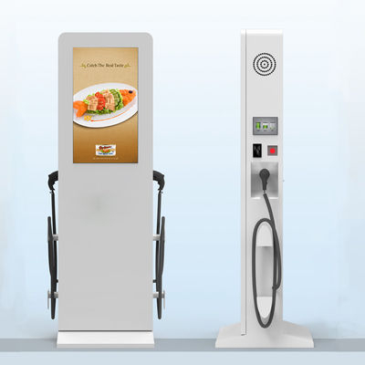 এসি 110V-240V চার্জ পাইল ডিজিটাল Signage মেঝে স্থায়ী 55 ইঞ্চি 2500 Nits 1920x1080