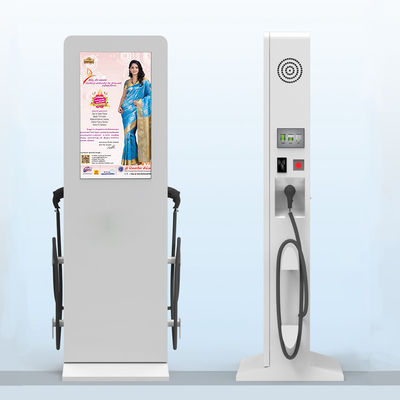 এসি 110V-240V চার্জ পাইল ডিজিটাল Signage মেঝে স্থায়ী 55 ইঞ্চি 2500 Nits 1920x1080