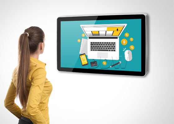 বাণিজ্যিক প্রাচীর 49 ইঞ্চি এলসিডি বিজ্ঞাপন প্লেয়ার স্ট্যান্ড একা ডিজিটাল সাইনগ খালেদা 1500-2500cd / mxm DDW-AD4901W মাউন্ট করা