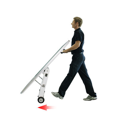 55 ইঞ্চি আউটডোর ডিজিটাল সিগনেজ বহনযোগ্য ব্যাটারি এবং এলসিডি বিজ্ঞাপন বিজ্ঞাপন প্রচারের জন্য স্ক্রিন