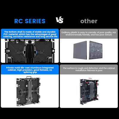 হাই ডিফিনিশন স্টেজ ভাড়া এলইডি ডিসপ্লে P1.56 P2.604 P2.976 P3.91 পিক্সেল পিচ LED স্ক্রিন