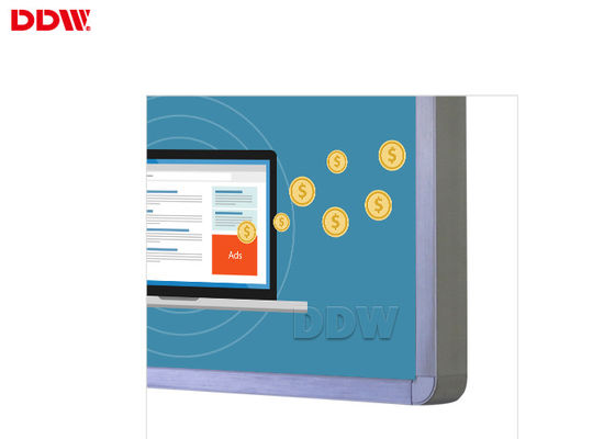 32 ইঞ্চি ওয়াল মাউন্ট বিজ্ঞাপন প্রদর্শন টোটেম / অনুভূমিক মাল্টি ডট টাচস্ক্রিন