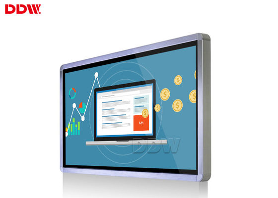 স্বচ্ছ LCD প্রদর্শন 32 "ডিজিটাল Signage বাইরের শেল কালো নেটওয়ার্ক ওয়াইফাই 3 জি / 4 জি মডিউল shinning