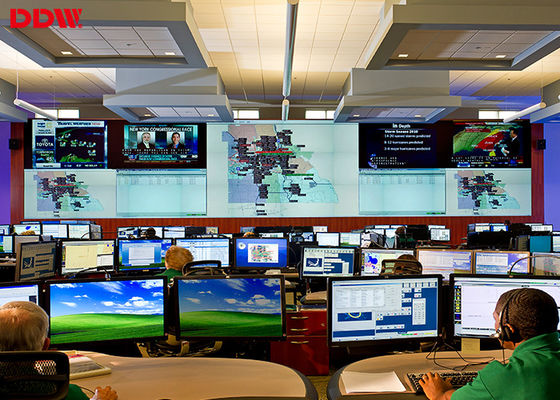 700nits samsung 2x2 ভিডিও প্রাচীর বড় বিন্যাস প্রদর্শন RS232 নিয়ন্ত্রণ DDW-LW460HN12