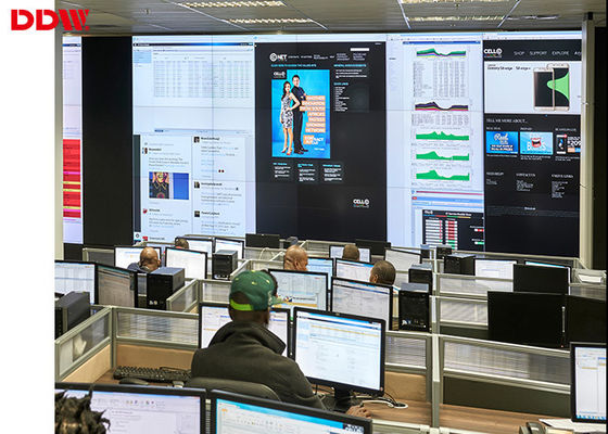 মূল 3.5 মিমি পাতলা বেজেল এইচডিএমআই স্যামসুং 55 ভিডিও প্রাচীর 700nits উজ্জ্বলতা DDW-LW550HN12