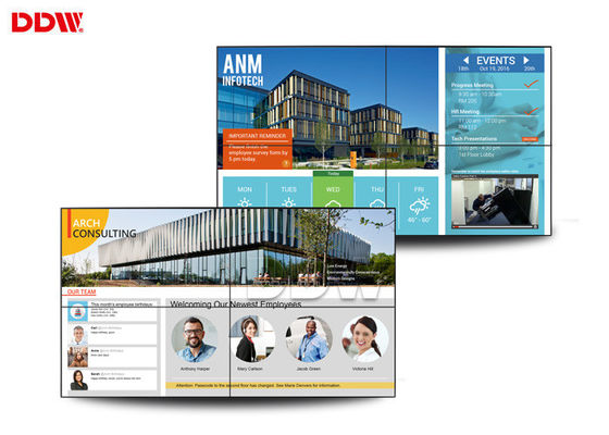 49 "ভিডিও ওয়াল স্ক্রিন, আউটডোর নেতৃত্বে ভিডিও ওয়াল আল্ট্রা সংকীর্ণ ফ্রেম ডিজাইন