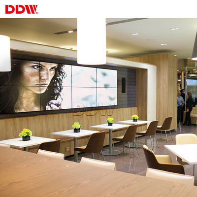 মোশন সেন্সর 55 20 ডটস ক্যাপাসিটিভ টাচ ভিডিও ওয়াল শারীরিক রেজোলিউশন 1920 * 1080 টিএফটি এলসিডি