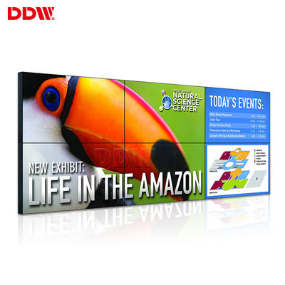 মোশন সেন্সর 55 20 ডটস ক্যাপাসিটিভ টাচ ভিডিও ওয়াল শারীরিক রেজোলিউশন 1920 * 1080 টিএফটি এলসিডি