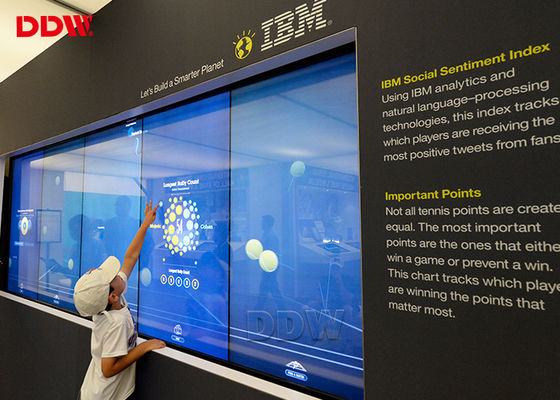 ডাইজি চেইন প্রসেসর 3.5 মিমি সহ অ্যান্টি গ্লেয়ার এলজি ইন্টারেক্টিভ ভিডিও ওয়াল 49 ইঞ্চি