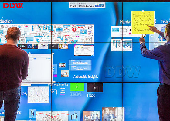 সম্মেলন এবং মিটিং রুমগুলির জন্য উচ্চ উজ্জ্বলতা ইন্টারেক্টিভ ভিডিও ওয়াল