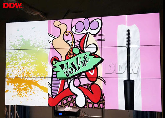 আসল এলজি / স্যামসাং প্যানেলের সাথে স্টাইলিশ ডিজাইনের বাণিজ্যিক ভিডিও ওয়াল