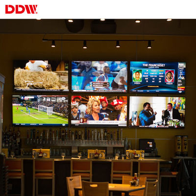 এলজি প্যানেল সিসিটিভি ভিডিও ওয়াল 49 ডাইজি চেইন প্রসেসর সহ লো ইঙ্গিত ভক্তগুলির সাথে 3.5 মিমি