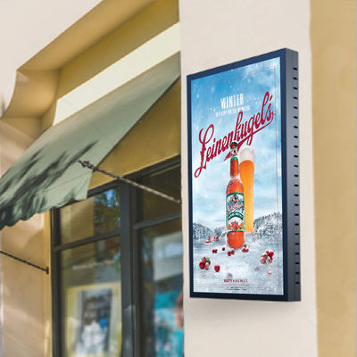 43 ইঞ্চি আউটডোর সমস্ত অ্যালুমিনিয়াম ওয়াল মাউন্ট করা উচ্চ উজ্জ্বলতা ডিজিটাল সাইনেজ