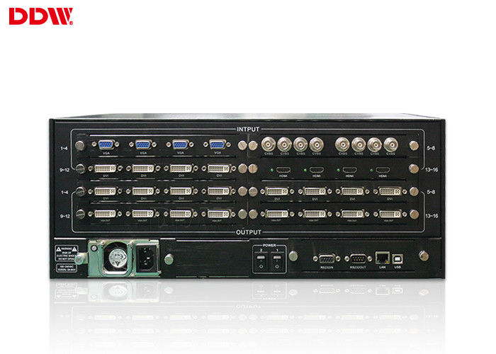 32bit color quality videowall controller , security video wall display wall processor DDW-VPH1012