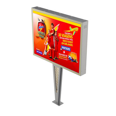 উচ্চ উজ্জ্বলতা 8000nits IP65 p6 নেতৃত্বাধীন ডিজিটাল ডাবল পার্শ্বযুক্ত প্রদর্শন পর্দা বিজ্ঞাপন বিজ্ঞাপন বহিরঙ্গন বিজ্ঞাপন