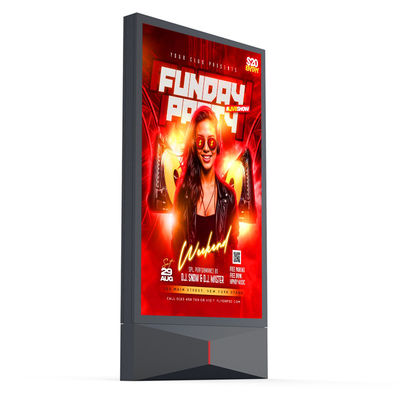 IP65 জলরোধী 3840hz P4 P5 P6 P8 P10 10000nits mupi ডিজিটাল আউটডোর ডিজিটাল LED signage