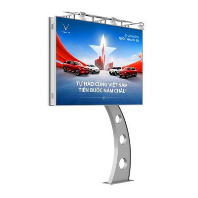 P6 8000nits ইস্পাত IP65 জলরোধী ডিজিটাল ইলেকট্রনিক আউটডোর বিজ্ঞাপন নেতৃত্বাধীন বিলবোর্ড