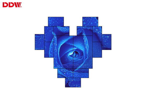 উচ্চ উজ্জ্বলতা মোজাইক ভিডিও ওয়াল / সুপার সংকীর্ণ বেজেল ভিডিও ওয়াল প্রদর্শন