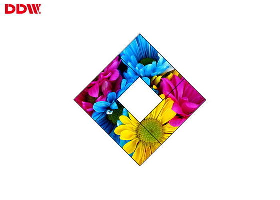 সংকীর্ণ বেজেল অনিয়মিত ভিডিও ওয়াল 55 ইঞ্চি ডিআইডি প্রযুক্তি সমৃদ্ধ