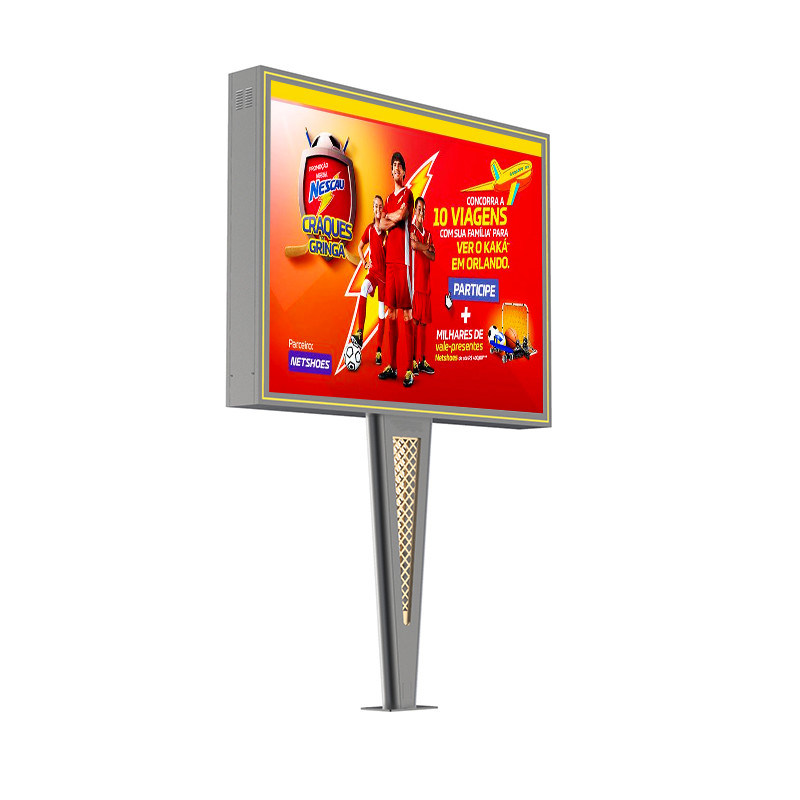 উচ্চ উজ্জ্বলতা 8000nits IP65 p6 নেতৃত্বাধীন ডিজিটাল ডাবল পার্শ্বযুক্ত প্রদর্শন পর্দা বিজ্ঞাপন বিজ্ঞাপন বহিরঙ্গন বিজ্ঞাপন