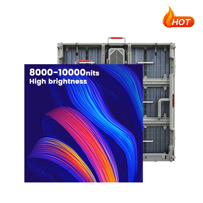 ফুল কালার P5 P6.67 P8 P10 আউটডোর অ্যালুমিনিয়াম আউটডোর LED স্ক্রিন বিজ্ঞাপন LED স্ক্রিন ডিসপ্লে